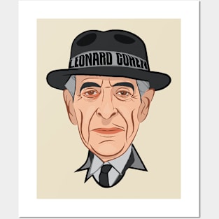 Leonard Cohen //\\// 80s Style Posters and Art